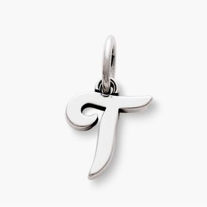 James Avery Script initial charm T